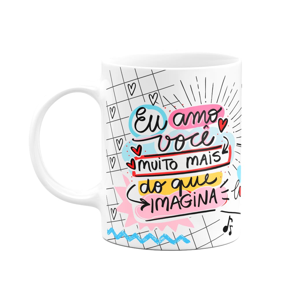 Caneca Namorados - Amo você muito mais do que imagina