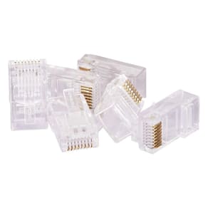 Plug Modular Rj45 Cat5e Fortrek, Pacote Com 100 Unidades - Fk120e