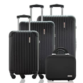 Kit Conjunto 3 Malas Rígidas 360° com Frasqueira - Gladiador A2C3