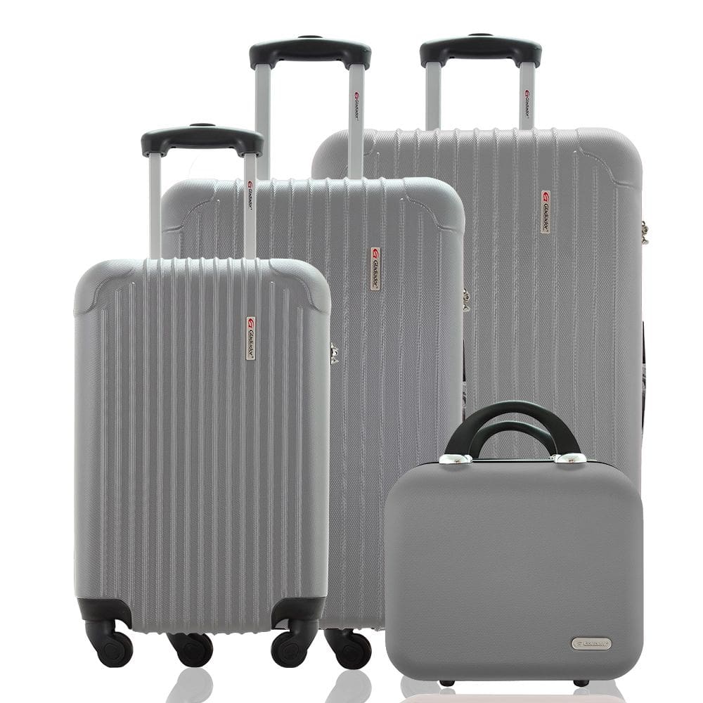 Kit Conjunto 3 Malas Rígidas 360° com Frasqueira - Gladiador A2C3