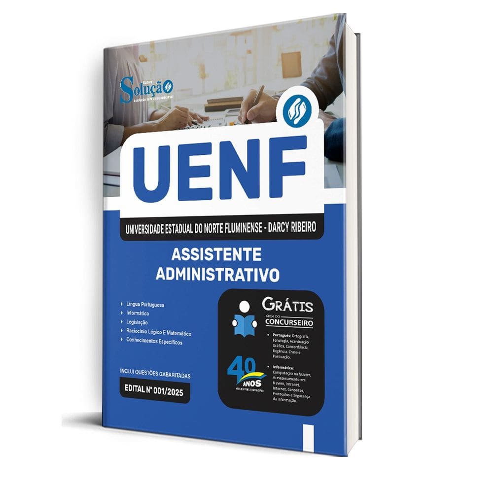 Apostila Uenf 2025 - Assistente Administrativo
