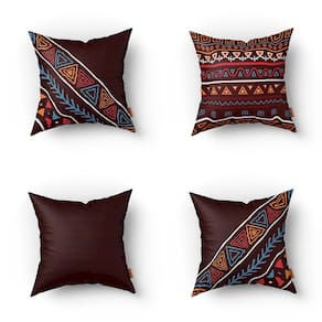 Kit Capas De Almofadas Decorativas Estampadas 30X30Cm 388