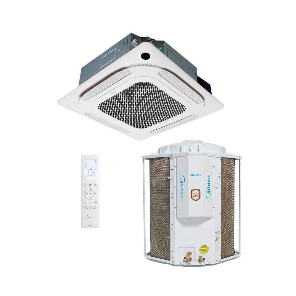 Ar Condicionado Split Cassete 4 Vias Inverter Midea 60000 BTUs Frio 38CCVE60515MM - 220V