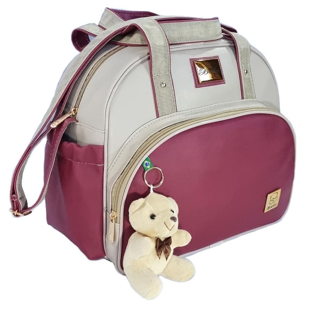 Bolsa Bebe Maternidade Pequena New Elegance Enxoval Miellu