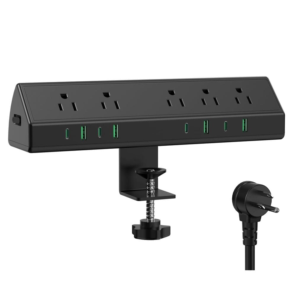 Estação de carregamento rápido Desk Clamp Power Strip Jgstkcity 45W