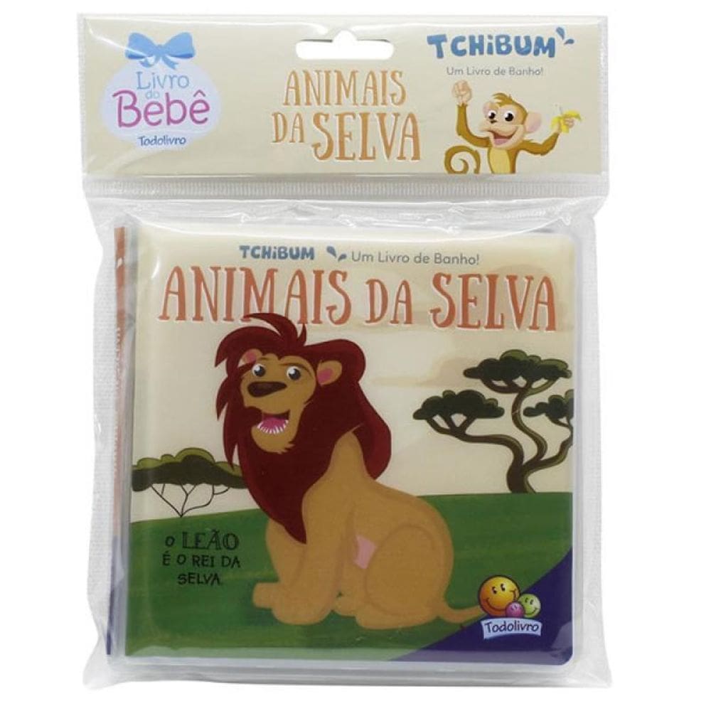 Livro Tchibum - Um Livro De Banho Animais Da Selva