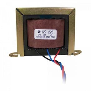 Transformador 12/400 12+12Vac 127/220Vac 110Ma Hayonik