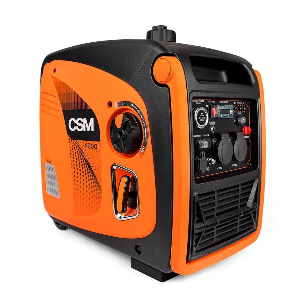 Gerador Inverter Gasolina 4T Bivolt Part Elétrica Máx 4,2Kva 4800i-E CSM 220V