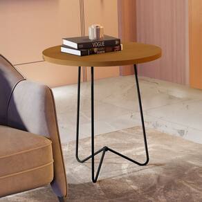 Mesa de Canto Natural/Preto 8004 - Jb Bechara