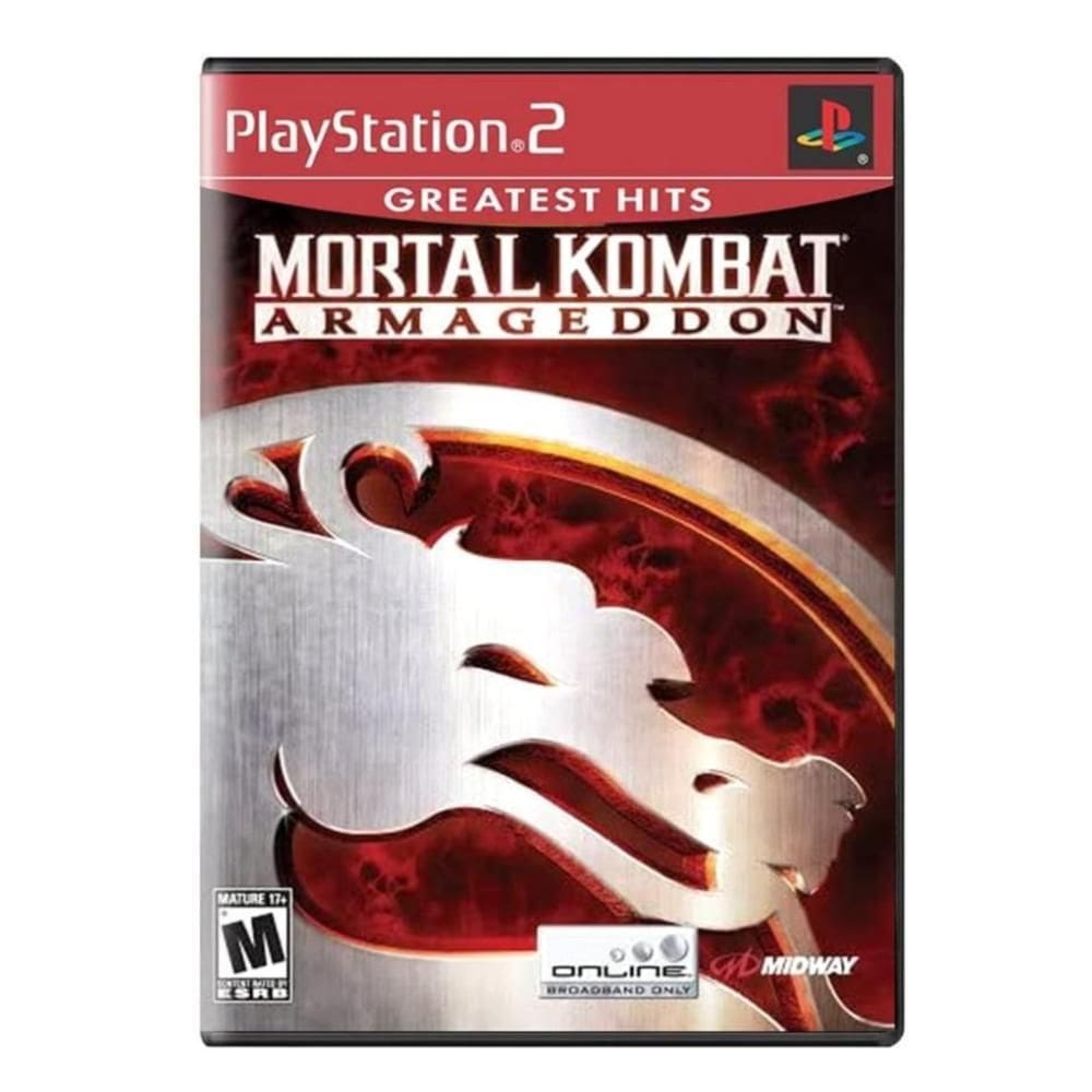 Jogo Mortal Kombat Armageddon Ps2 Greatest Hits