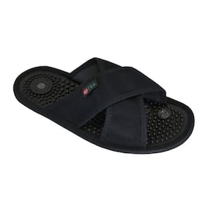 Sandália Massageadora Magnética Cruzada Preto 41/42 Par - Terumi