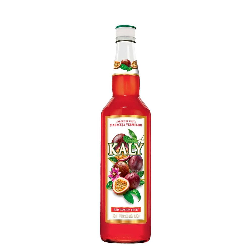 Xarope Maracujá Vermelho Kaly Red Passion Fruit 700ml
