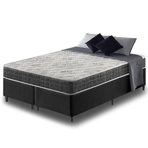 Cama Box Queen Size Preto + Colchão San Francisco 158cm