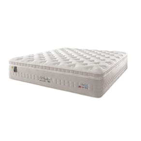 Colchão Queen Kingston Molas Ensacadas Látex Visco Gel Cinza