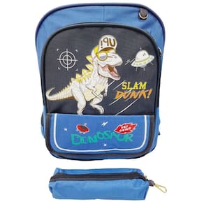 Mochila Infantil com Estojo N2409842 Dino Azul - Quanhe