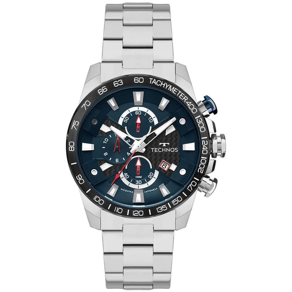 Relógio Technos Masculino Ts Carbon Prata - Os1abw/1a