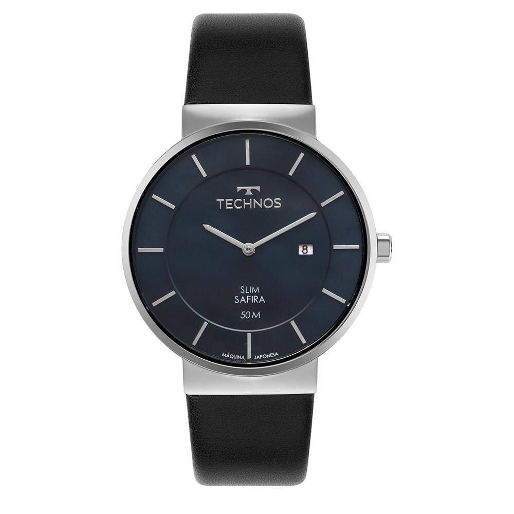 Relógio Technos Masculino Slim Prata - Gm15ar/0a Gm15ar/0a