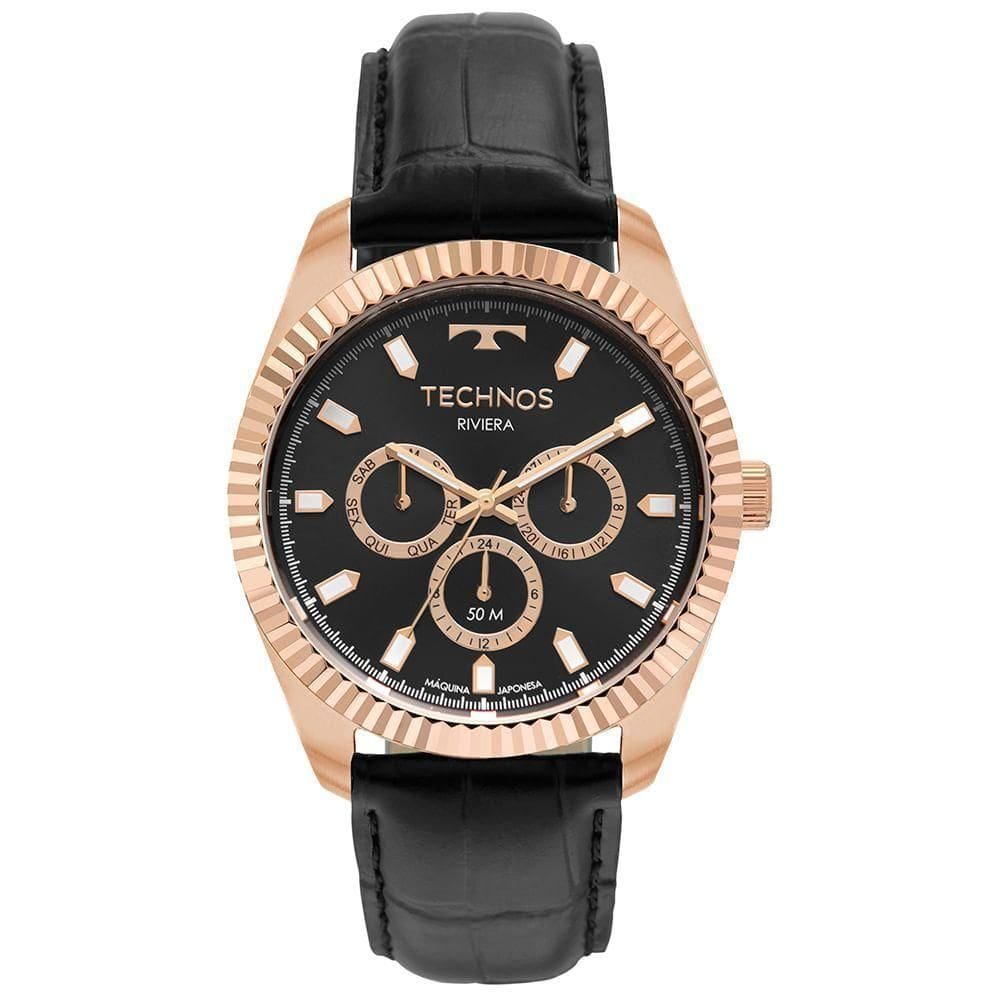 Relógio Technos Masculino Riviera Rosé - 6p79ce/0p 6p79ce/0p