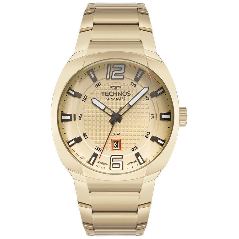 Relógio Technos Masculino Skymaster Dourado - 2115tuw/1d 2115tuw/1d
