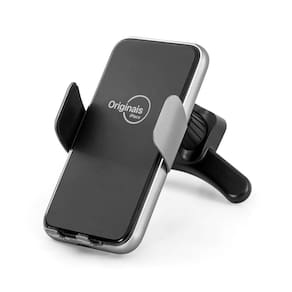 Suporte Veicular com Carregamento Wireless, Original iPlace, 15W, Linha Sampa, Prata