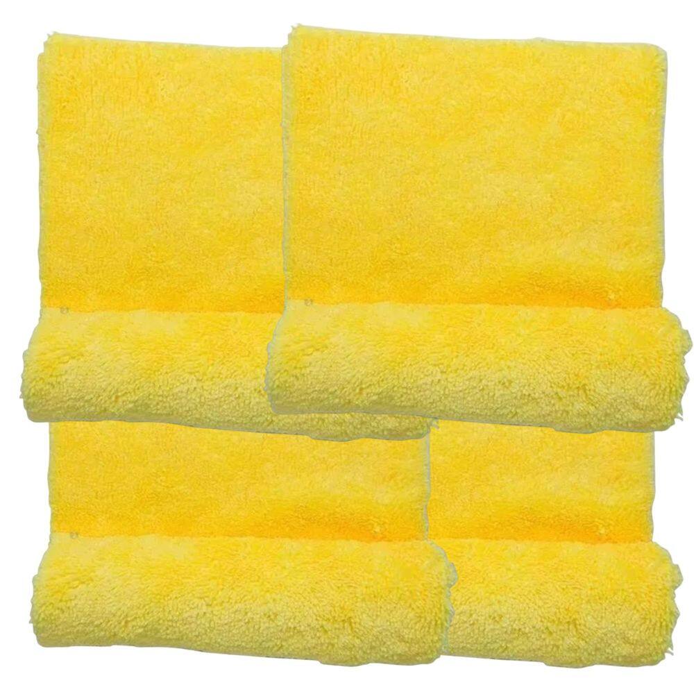 4 Flanelas Amarela Premuim 40x60cm Corte a Laser Autoamerica