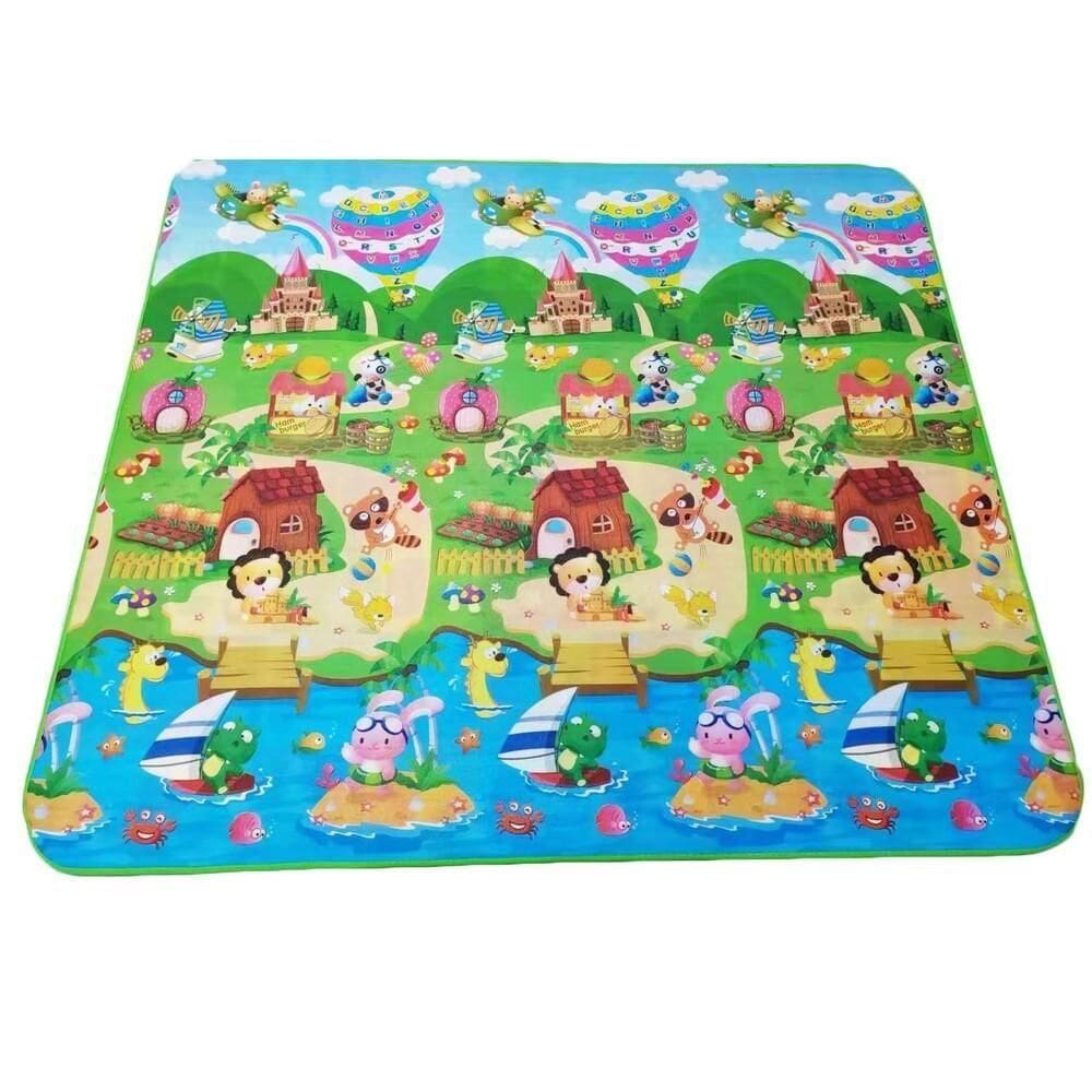 Tapete Infantil Dobrável 180x117cm – Educativo e Portátil