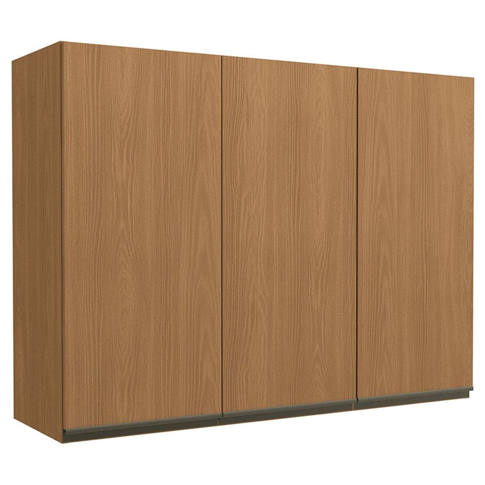 Armario Aereo 3 Portas 120 cm MDP Maxxi G766 Canela Kappesberg