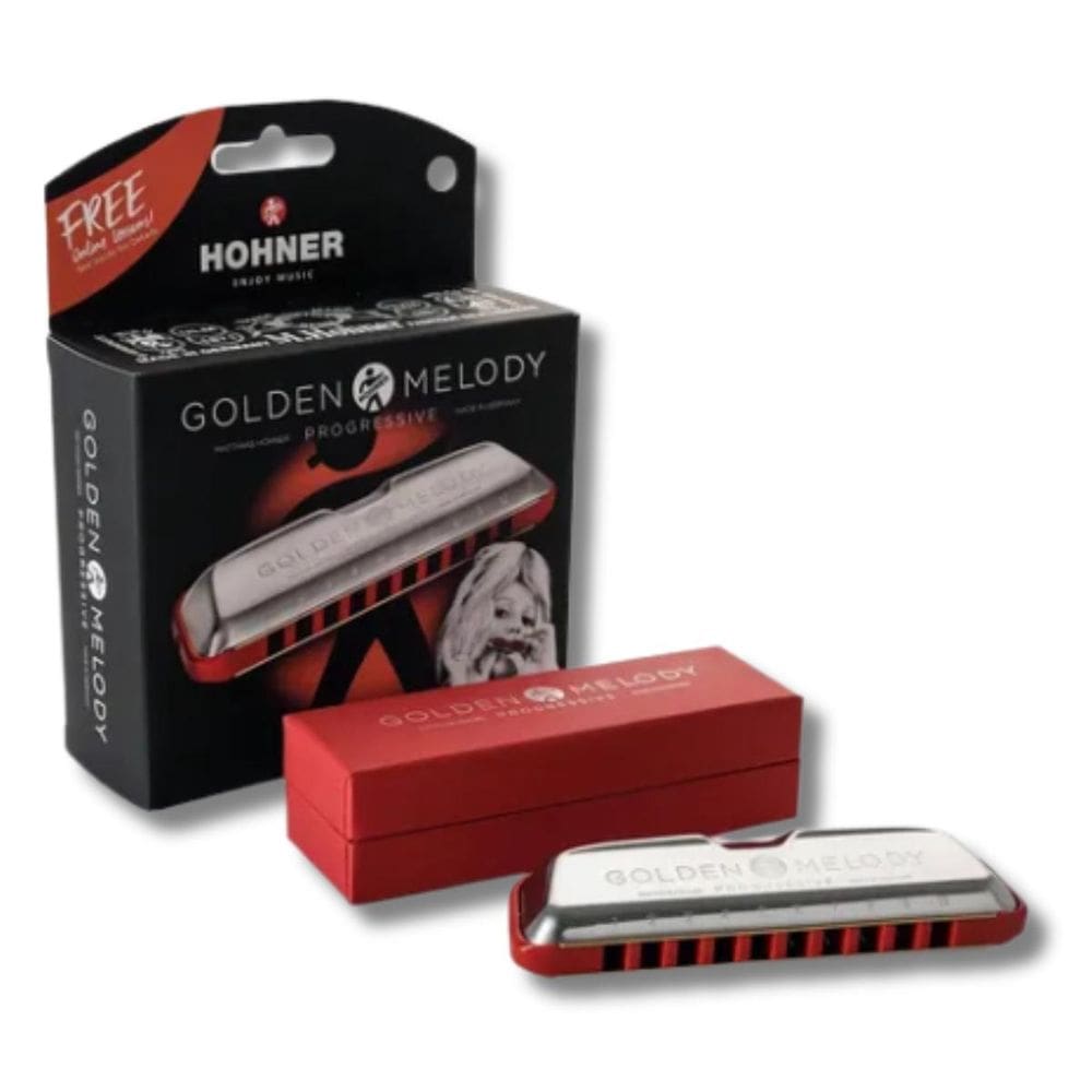 Gaita Harmônica Diatônica Golden Melody Progressive C Honner