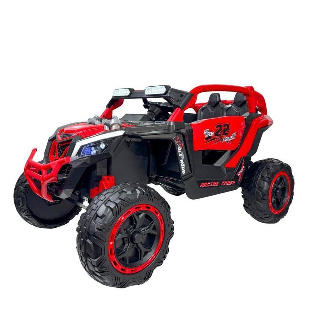 Carrinho Elétrico Infantil Gaiola Vermelho 12V