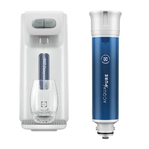 Kit Purificador Electrolux Água Gelada 3 Níveis Branco Efficient (PE15B) + Filtro/Refil de Água Acqua Pure