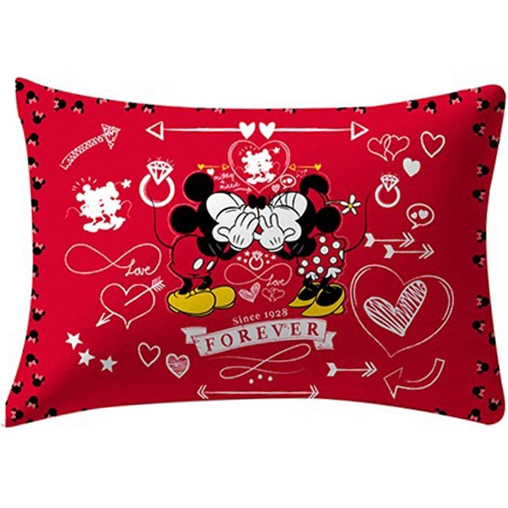Fronha Avulsa Mickey e Minnie 100% Algodão 48x68cm