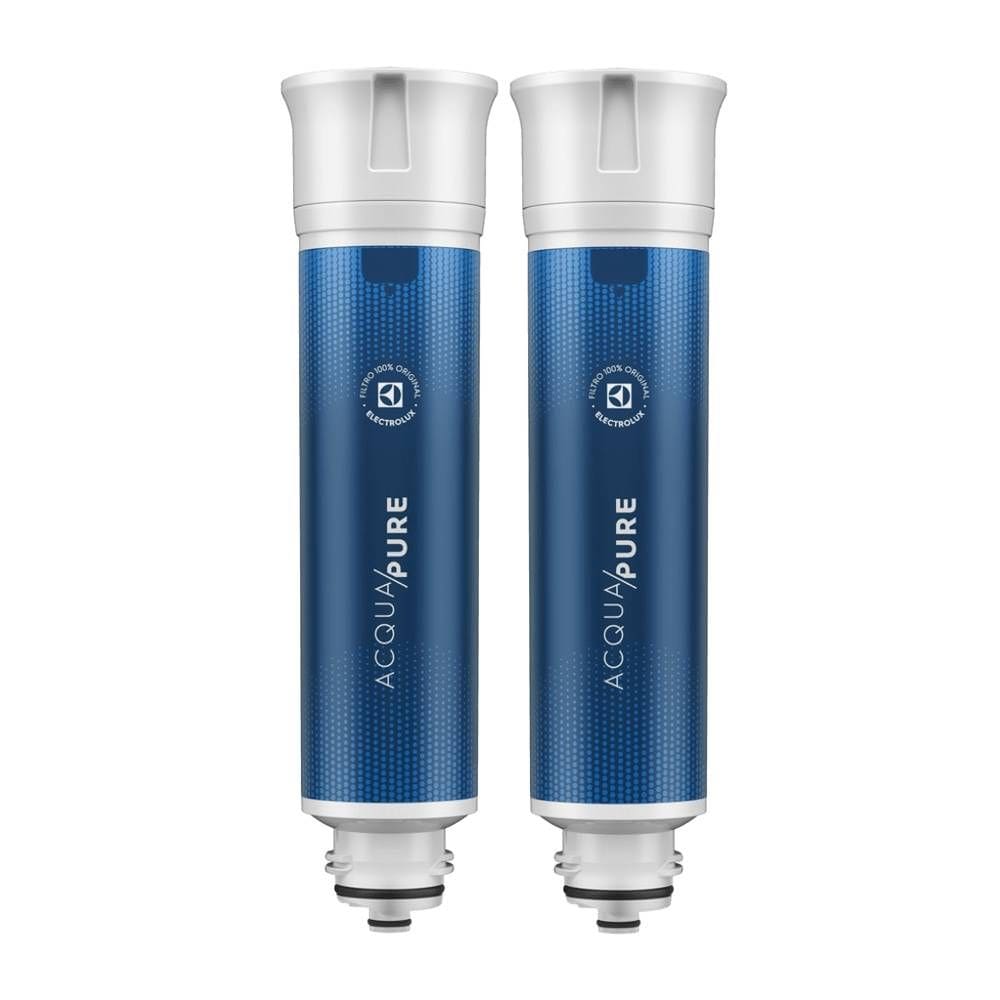 Kit 2 Filtros/Refis de Água Acqua Pure para Purificador Electrolux PC01B, PC01X, PE15B, PE15X e PE15P