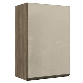Armario Aereo 1 Porta Vidro 60 cm MDP Maxxi G763 Nogal Kappesberg