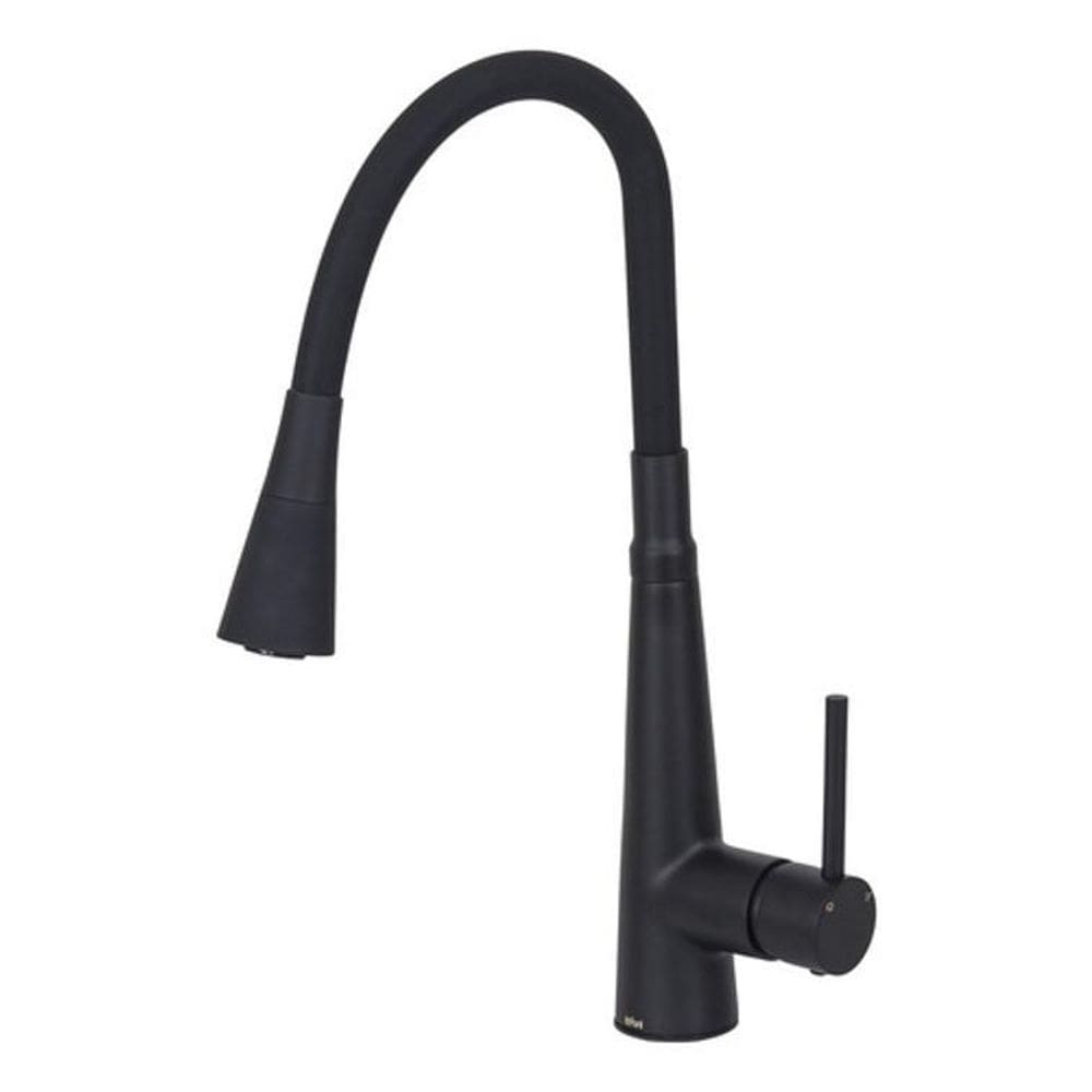 Torneira Monocomando Preto Fosco Bica Alta Fani Flex