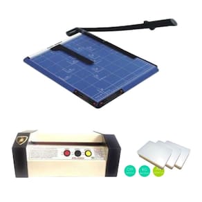 Kit Plastificadora Ps-280, Polaseal Rg,Cpf,A4 E Guilhotina