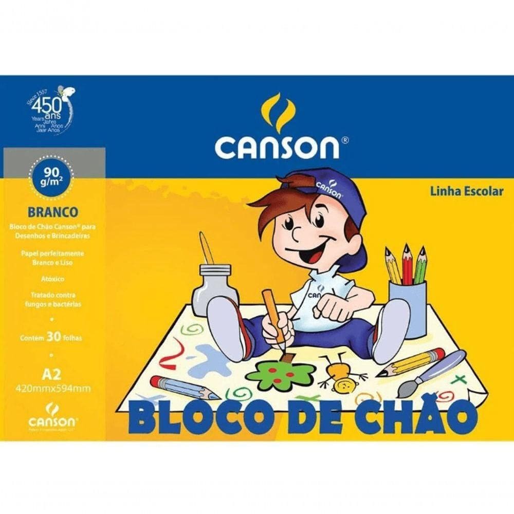 Bloco De Chão A2 90g 30 Folhas - Canson