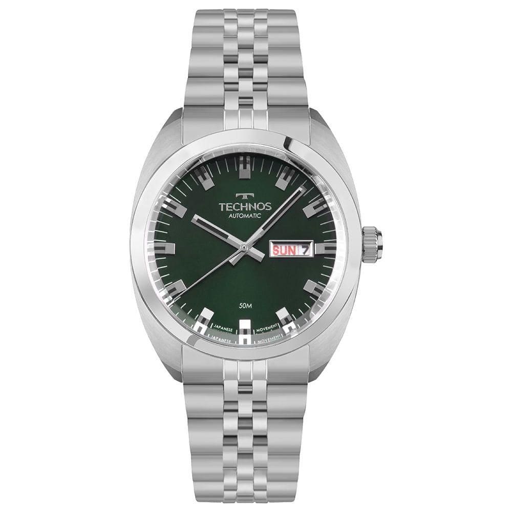 Relógio Technos Masculino Automatico Prata - 8205oo/1v