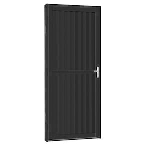 Porta De Aço Canelada Tradição 61x215 R120 Abertura Esquerda