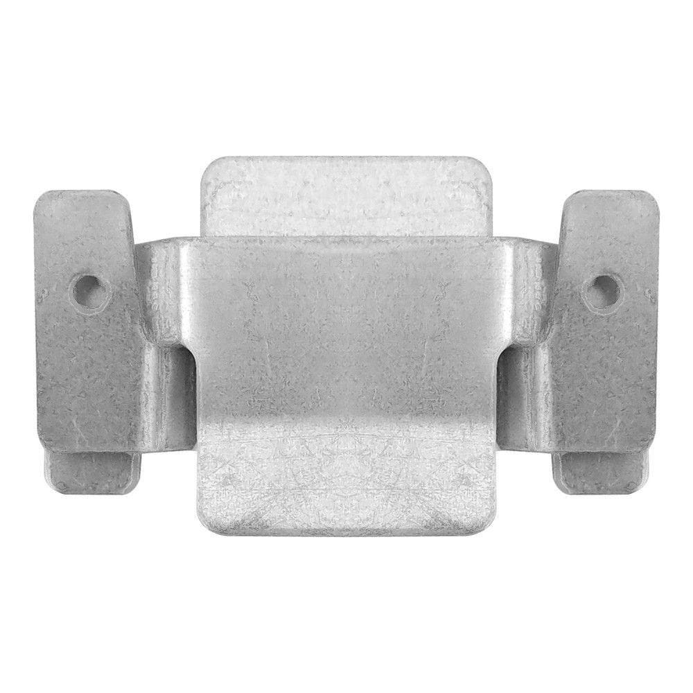01 Par Conector De Encaixe Para Móveis Compátivel Sofá Cabeceira Painel Galvanizado - Desk Design