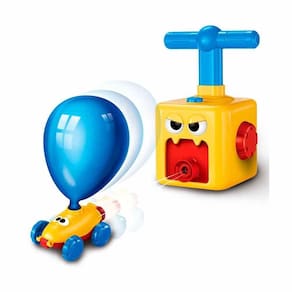 Brinquedo Carrinho Lançador Com Balão Movido A Balão De Ar