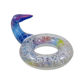 Boia Inflável Cauda De Sereia Com Glitter Piscina água Mar Praia W11355 Bel