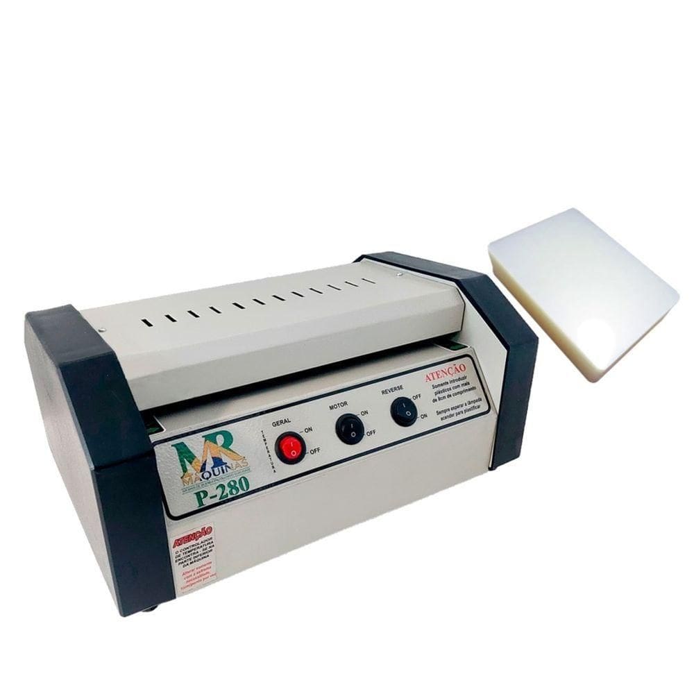Kit Plastificadora P280 Até Oficio E Polaseal A4 100un 110v.