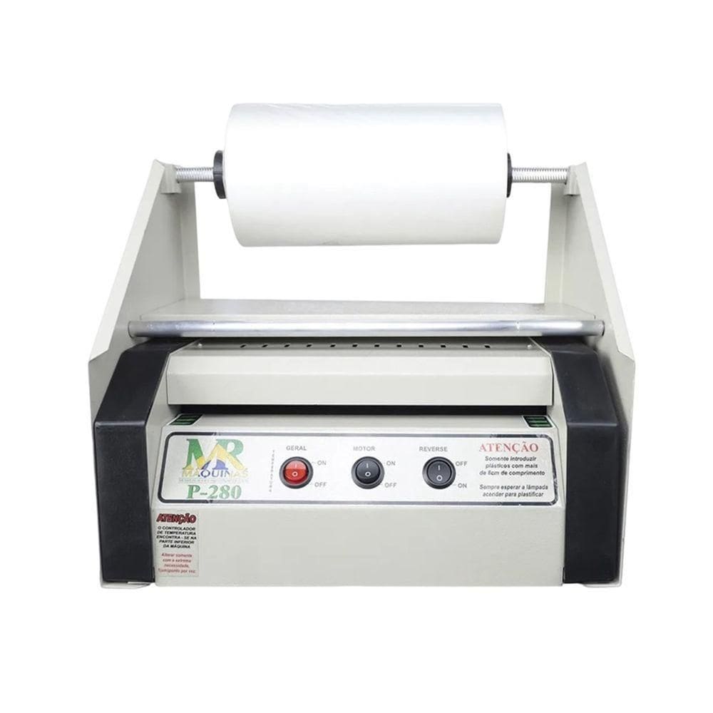 Plastificadora P280 Com Suporte Bobina Brilho Bopp 24cm 220v.