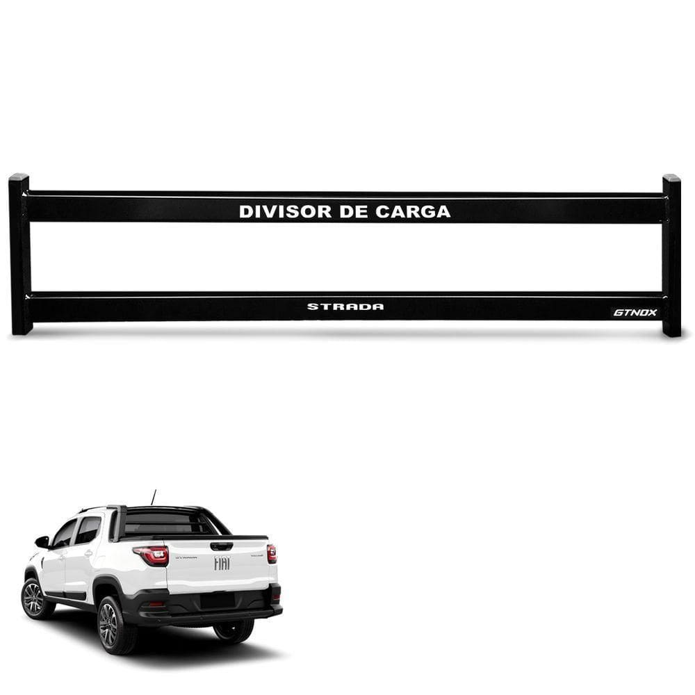 Divisor Cargas Caçamba Fiat Strada 2021 A 2025 Preto