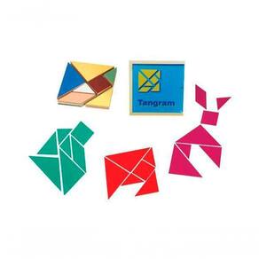 Brinquedos Educativos - Tangram Em Madeira 70 Peças