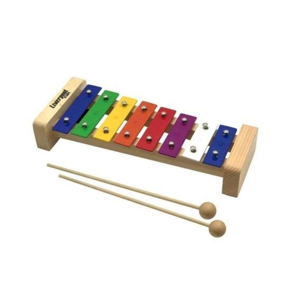 Metalofone Infantil Liverpool 8 Teclas Retas. - Alta Performance