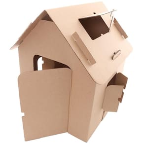 Casinha Para Brincar - Papelão - 200701 - Eu Amo Papelão