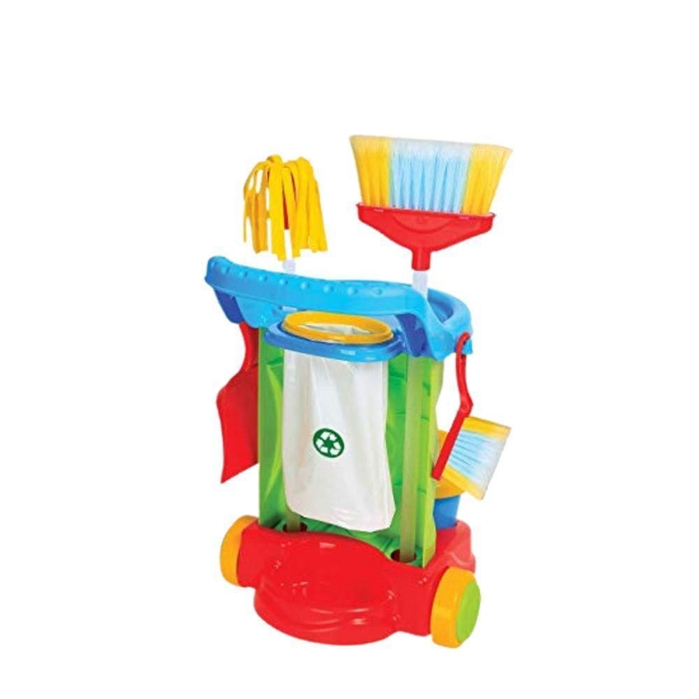 Carrinho De Limpeza Infantil Cleaning Trolley Color - Maral