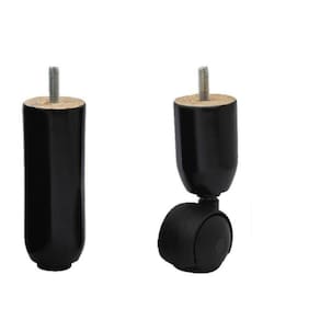 Kit Pés Box Castor Escuro 7 Unidades (13cm)