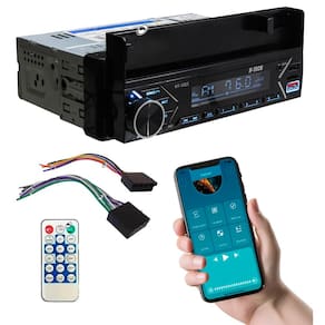 Radio MP3 H-tech HT-1223 Bluetooth USB 4 Canais 60W Com Suporte Celular